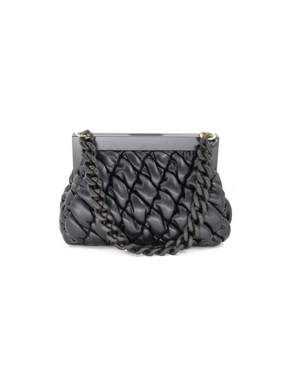 NEW BC HANDBAGS women's quilted shoulder bag in black